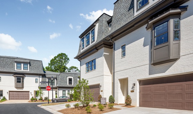 street view of homes at  The Townes at South Park